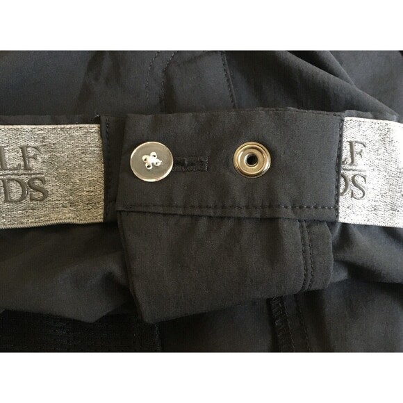 GOLF GODS Men’s Sz 42 Golf Shorts Black Classic Nylon Sportswear Outdoor Active - Picture 8 of 11